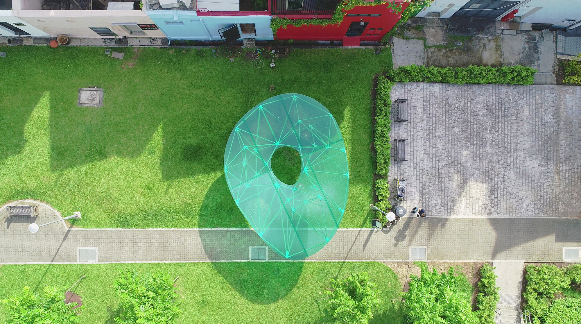 Gallery of Sombra Verde's 3D Printed Bamboo Structure Bridges the Gap Between Tradition and