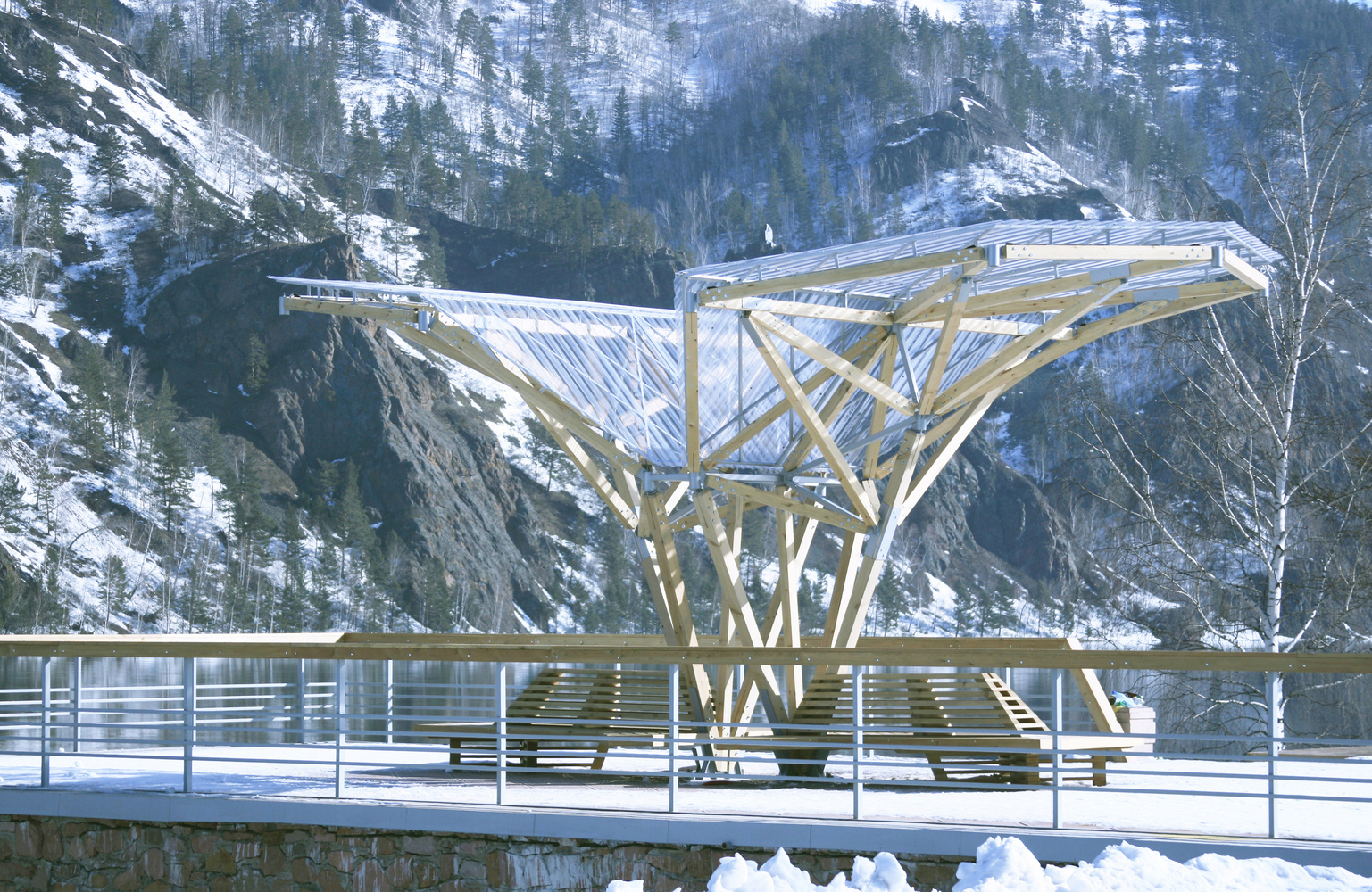 Gallery of Viewing Platform with Canopy and Amphitheater / OOO “ADM” - 3