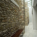 Municipal Building at Lambeia / daflos & panagouli architects [pan.da] - Interior Photography, Wood, Brick