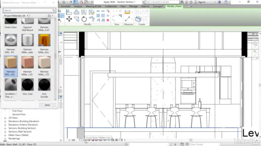 via Revit for Interior Architecture / Lynda.com