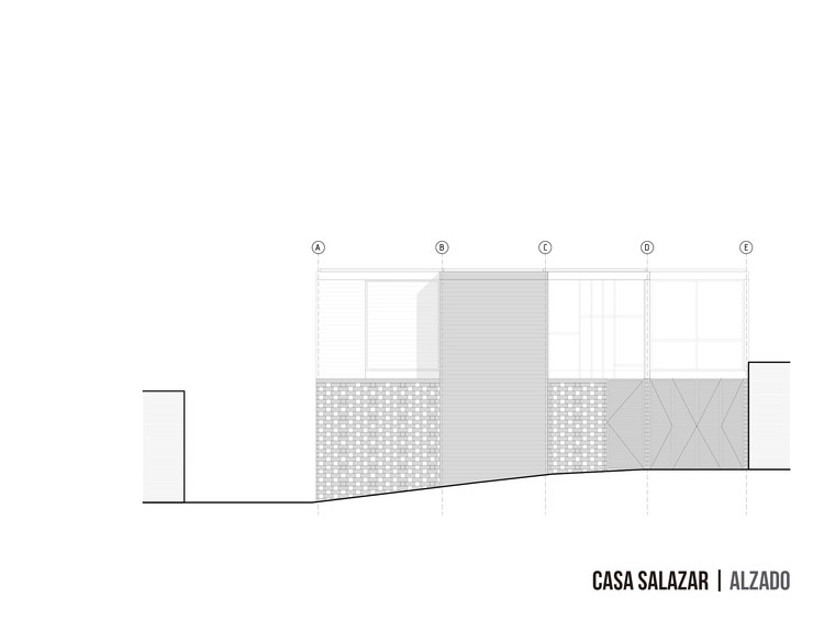 SALAZAR_Alzado. Image Cortesía de MUTUO