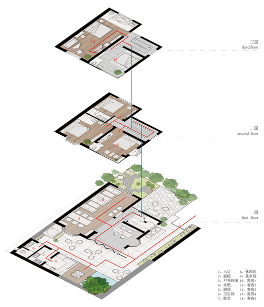 Qiyun Boutique Hotel / 杭州全文设计事务所 - Image 50 of 54