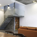 MHD House / 7A Architecture Studio - Table, Sofa, Lighting, Stairs, Chair, Handrail
