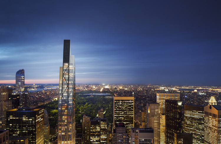 Jean Nouvel prevê como seu arranha-céu 53 West 53rd transformará o icônico horizonte de Manhattan, Cortesia de Hayes Davidson