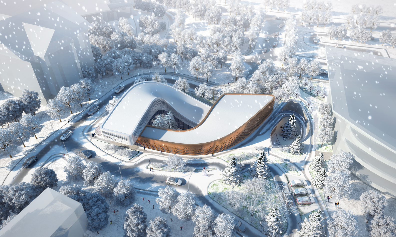 gallery of groupgsa wins competition for the 2022 winter olympics