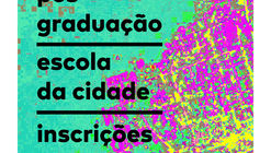 Inscrições para Pós-Graduação Escola da Cidade