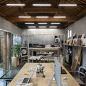 Dwelling in Hutong / MINOR lab - Renovation, Kitchen, Beam, Table, Chair