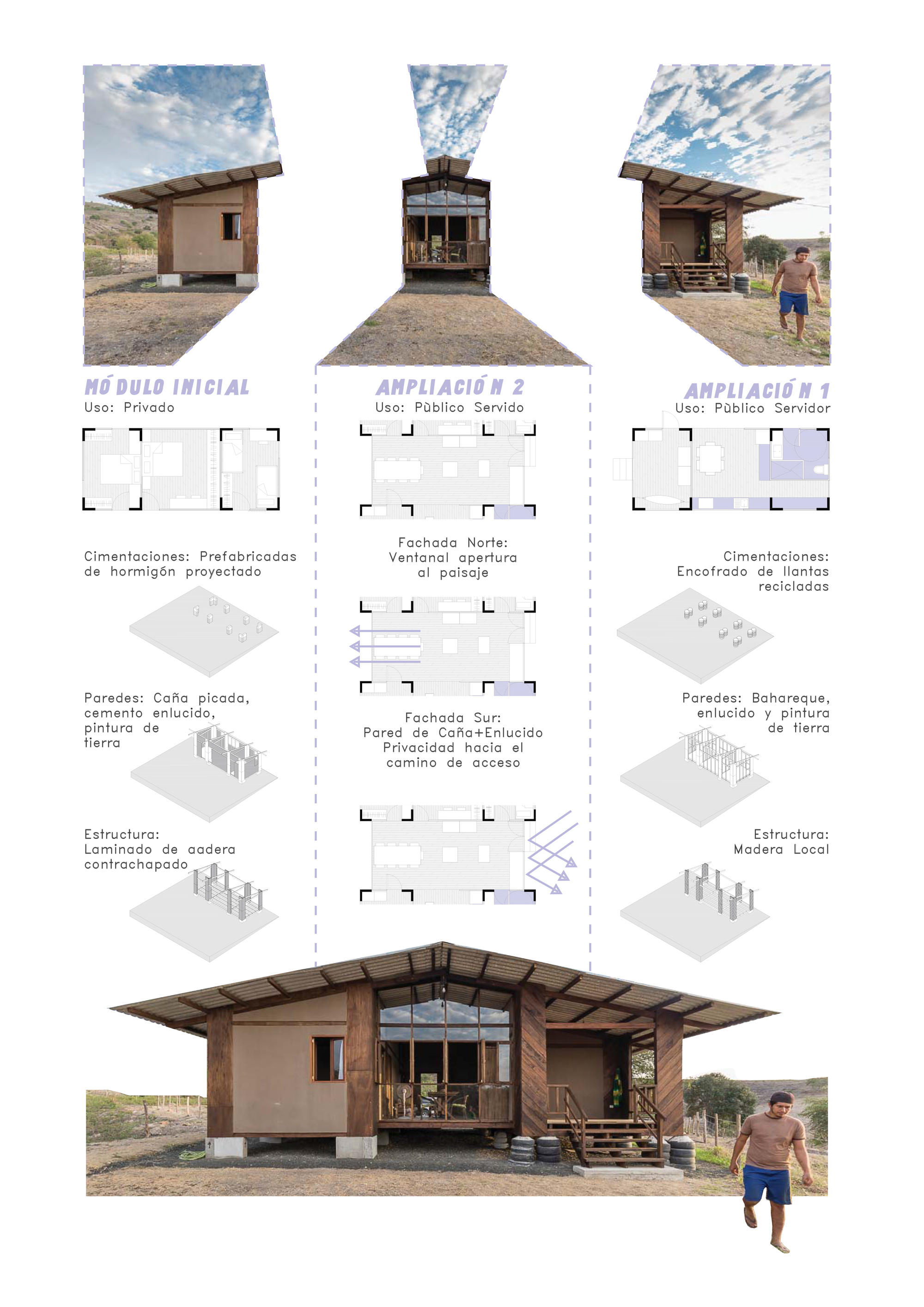 Galería de Prototipo Post-Terremoto Vivienda Rural / AL BORDE + El ...