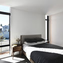 Oak Park Housing / Johnsen Schmaling Architects - Houses, Bedroom, Door, Facade, Bed, Table