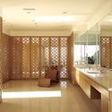 Edwin Residence / Heusch Inc - Houses, Bathroom, Door, Countertop, Sink, Lighting, Chair