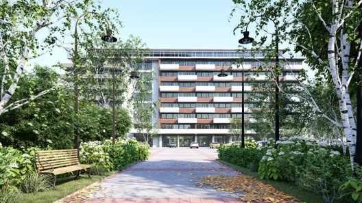 Front of the Westpoint Apeldoorn Project. Image Courtesy of Lumion