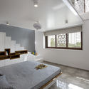Mahapragya / Mahapragya Architects - Houses, Bedroom, Beam, Lighting, Bed