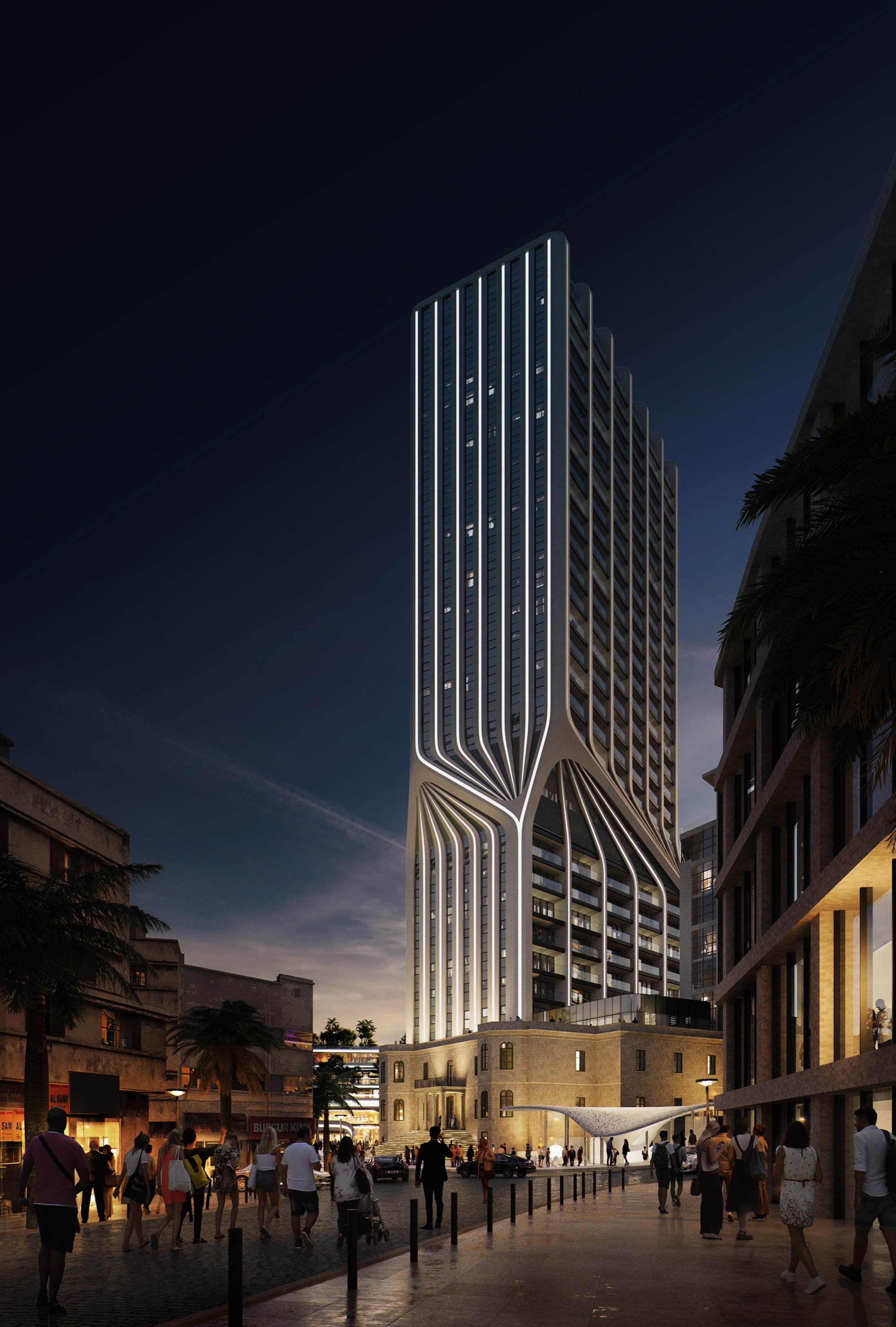Gallery of Zaha Hadid Architects' Mercury Tower adds a "Sense of