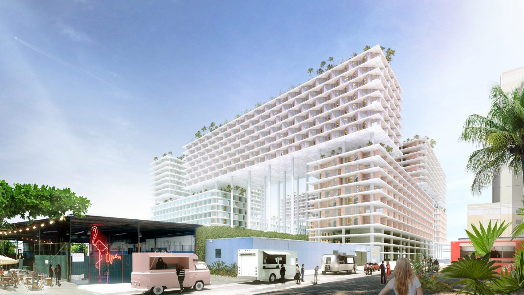 Gallery of BIG's Miami Produce Center Revealed Atop Thin Stilts 3