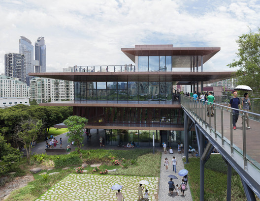 Biblioteca Científica do Parque Xiangmi / MLA+ - Imagem 26 de 33
