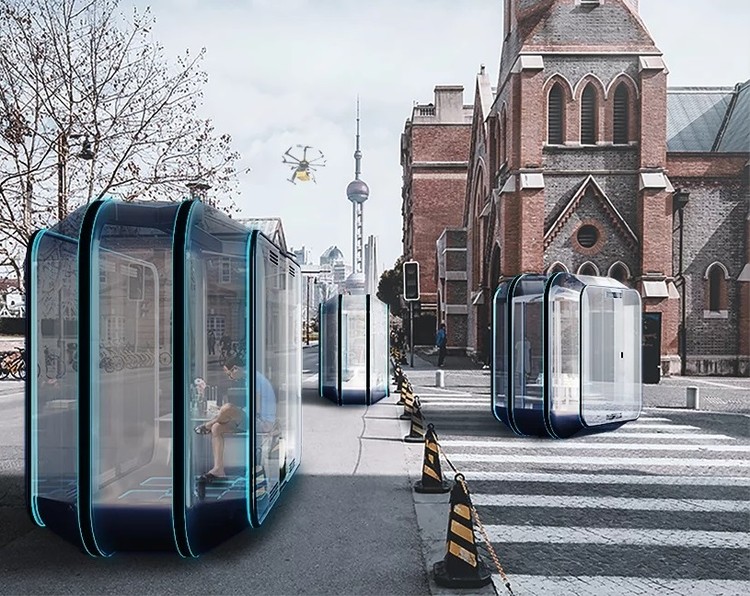 Florian Marquet Proposes Modular Living Spaces with Full Autonomous Mobility - Featured Image