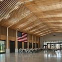 Colonel Nesmith Readiness Center / Hacker Architects - Interior Photography, Training Facility, Beam, Lighting, Chair