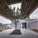 Dou Shan Yi Reception Hall / UAO - Cultural Center, Courtyard, Facade, Beam, Column