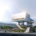 Cube Design gana el concurso internacional para el Centro Cultural y Deportivo de Dalang: "El Ojo de Dalang" reconfigura el espacio público vertical de la ciudad. - Imagen 2 de 4