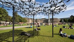 Proyecto de estudiantes de la Universidad de Stuttgart: dosel dinámico inteligente controlado por drones