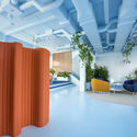 Scandinavian Spaceship / Kvistad Design Studio - Offices Interiors, Facade, Column, Lighting, Table