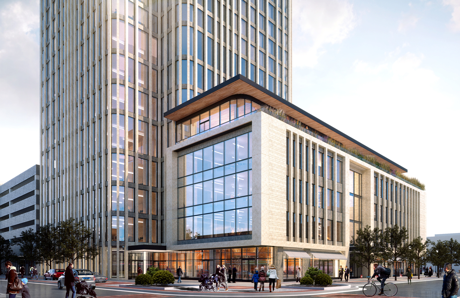 Gallery of SOM Breaks Ground on Block 9 in Downtown Fargo 4