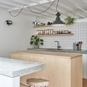 Hackney Mews House / HUTCH design - Apartment Interiors, Kitchen, Table, Countertop, Chair