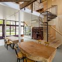 Shita-machi Brewery HIKOBE  / SUGAWARADAISUKE Architects - Extension, Kitchen, Beam, Stairs, Handrail, Facade, Door, Table, Chair, Lighting