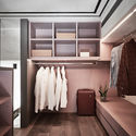 Apartment X / KC Design Studio - Interior Photography, Closet, Bed