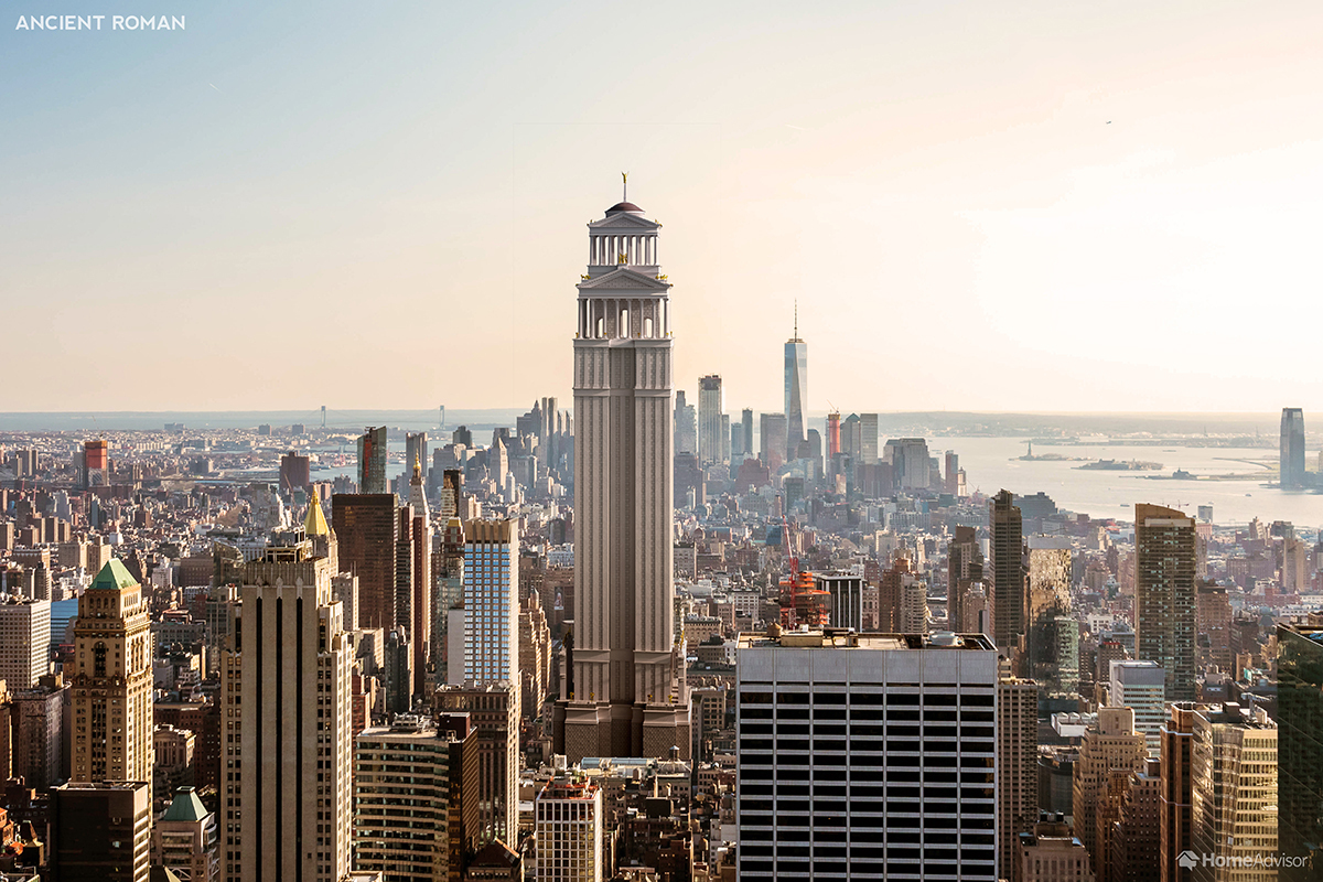Galeria de Reimaginando o Empire State Building em 9 estilos ...