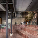 Café Parallel / TEMP - Renovation, Facade, Beam, Handrail, Stairs