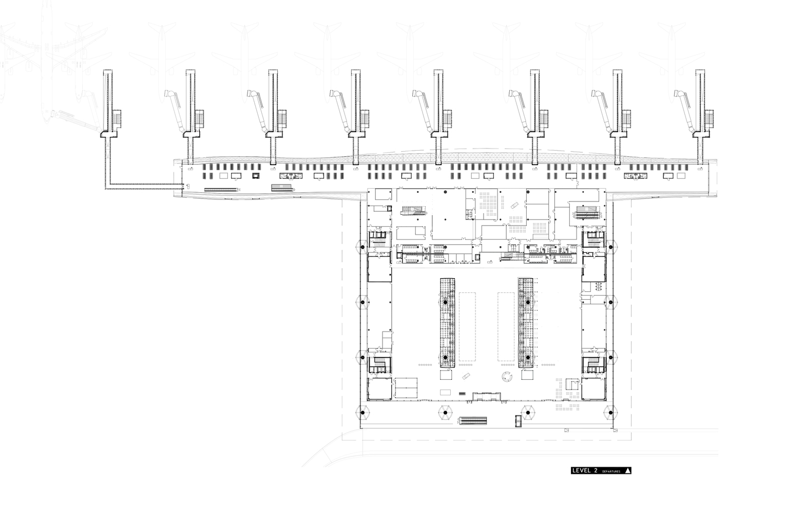 Gallery of Airports Examples in Plan & Section 27