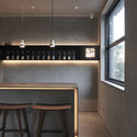T.ETERNO Restaurant / Nazodesign Studio - Table, Windows, Beam