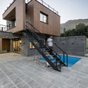 V Villa / White Cube Atelier - Houses, Stairs, Facade, Handrail