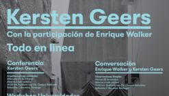 Kersten Geers realizará workshop EA USS y serie de conferencias en Santiago