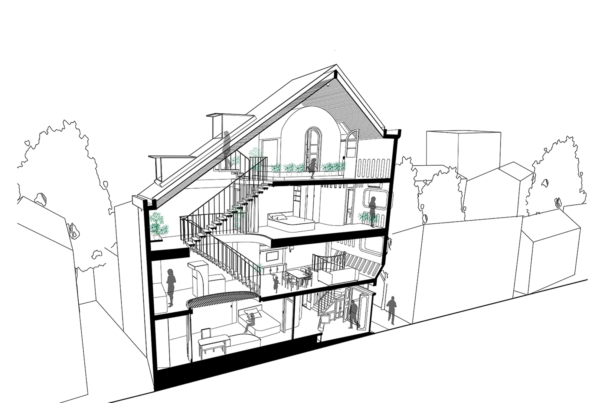 Gallery of Moon House / NH Village Architects 33