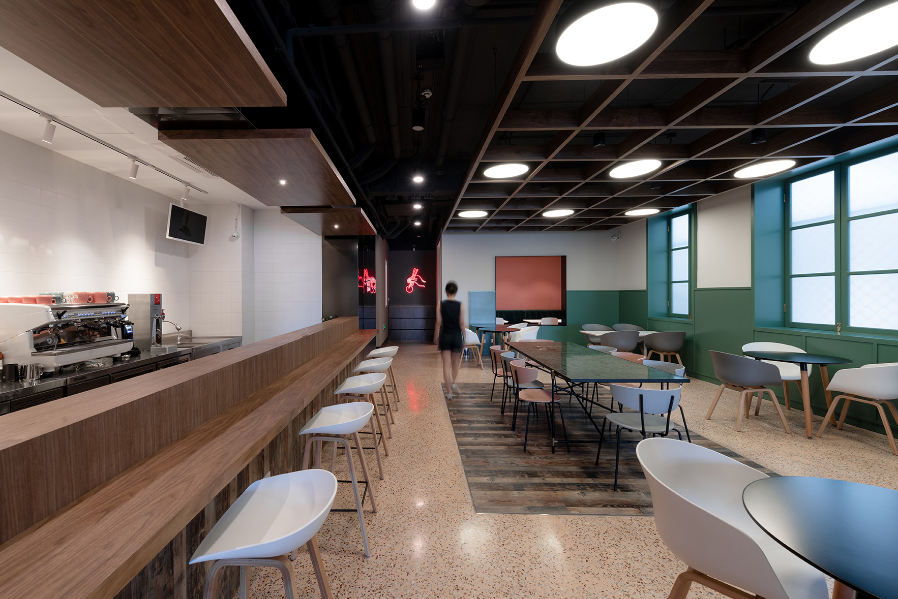 Gallery of Red Wall Café / B336 Design Group - 14
