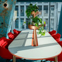 Nest / Beza Projekt - Interior Photography, Table, Windows, Chair