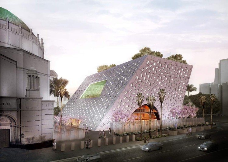 OMA Set to Break Ground on Wilshire Boulevard Temple Expansion in Los Angeles - Featured Image