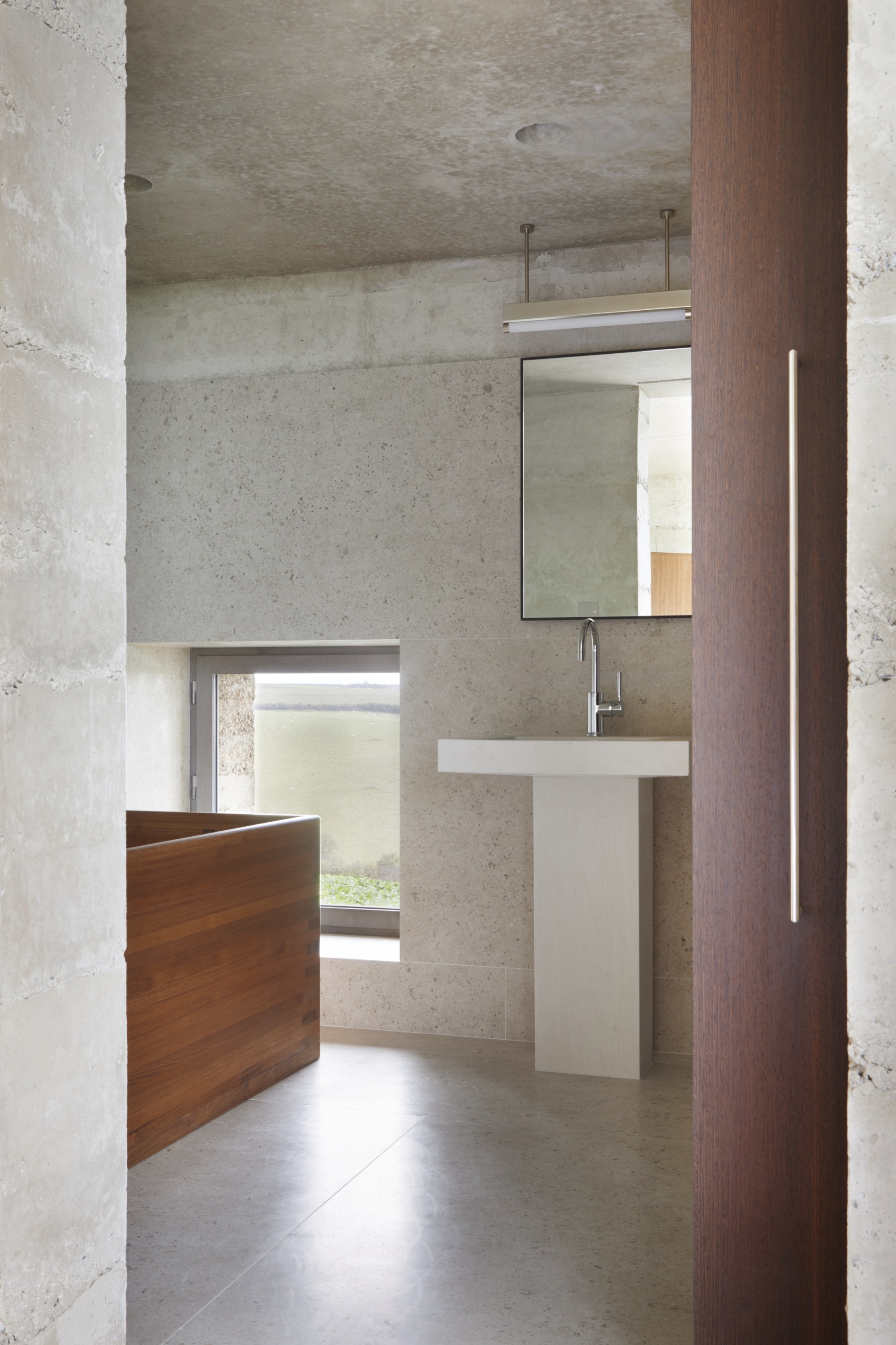 Gallery of Peter Zumthor's Rammed Concrete Retreat for Living