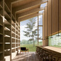 The Appalachian "Long Lodge" Optimizes Mass Timber Construction for Sustainable Design - Image 3 of 4