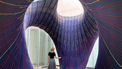 扎哈事务所和苏黎世联邦理工学院合作，创建三维编织混凝土亭