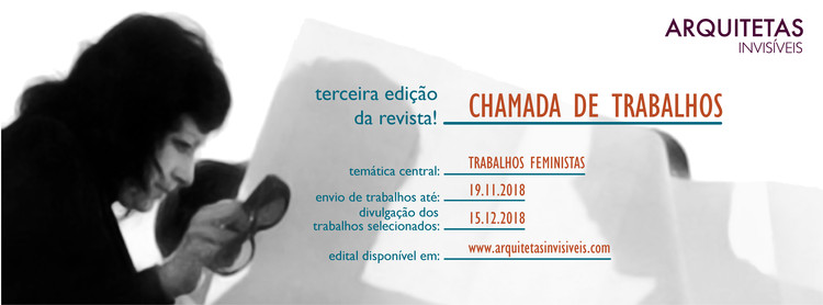 Convocatoria de trabajos: Revista Arquitectas Invisibles - Edición Nº 3 - Image 1 of 4