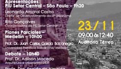 International Seminar: Scales of Territorial Intervention: Relationships between PIUs and Planes Parciales.