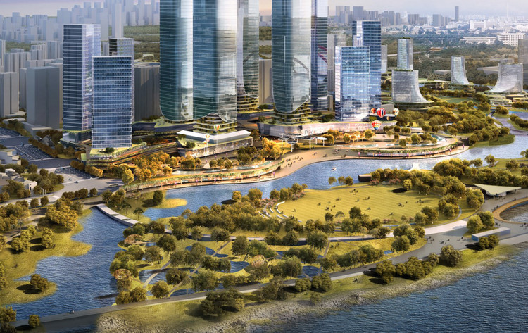 A new urban landscape emerges in Guangzhou's CBD South District, forming a new gateway to the Greater Bay Area jointly created by Ramboll Studio Dreiseitl and Studio Ziyu Zhuang. - Image 17 of 22
