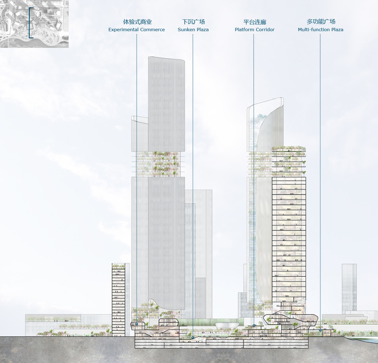 A new urban landscape emerges in Guangzhou's CBD South District, forming a new gateway to the Greater Bay Area jointly created by Ramboll Studio Dreiseitl and Studio Ziyu Zhuang. - Image 13 of 22