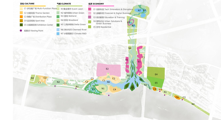A new urban landscape emerges in Guangzhou's CBD South District, forming a new gateway to the Greater Bay Area jointly created by Ramboll Studio Dreiseitl and Studio Ziyu Zhuang. - Image 5 of 22