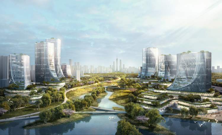 A new urban landscape emerges in Guangzhou's CBD South District, forming a new gateway to the Greater Bay Area jointly created by Ramboll Studio Dreiseitl and Studio Ziyu Zhuang. - Image 14 of 22