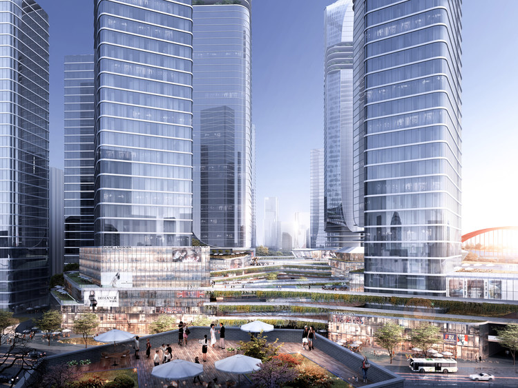 A new urban landscape emerges in Guangzhou's CBD South District, forming a new gateway to the Greater Bay Area jointly created by Ramboll Studio Dreiseitl and Studio Ziyu Zhuang. - Image 4 of 22