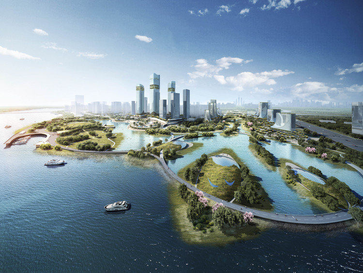 A new urban landscape emerges in Guangzhou's CBD South District, forming a new gateway to the Greater Bay Area jointly created by Ramboll Studio Dreiseitl and Studio Ziyu Zhuang. - Image 8 of 22